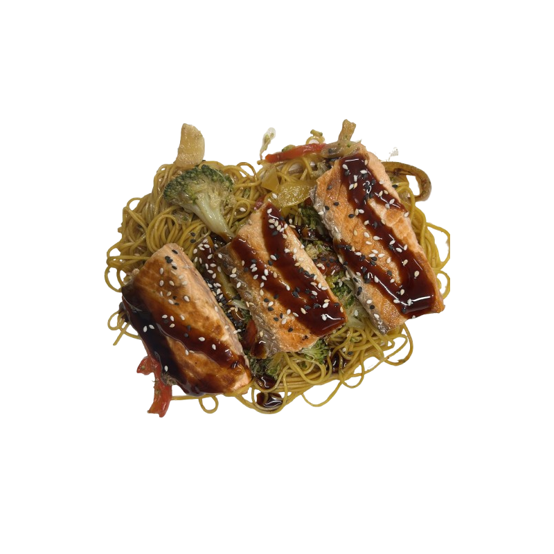 Nouilles au saumon
